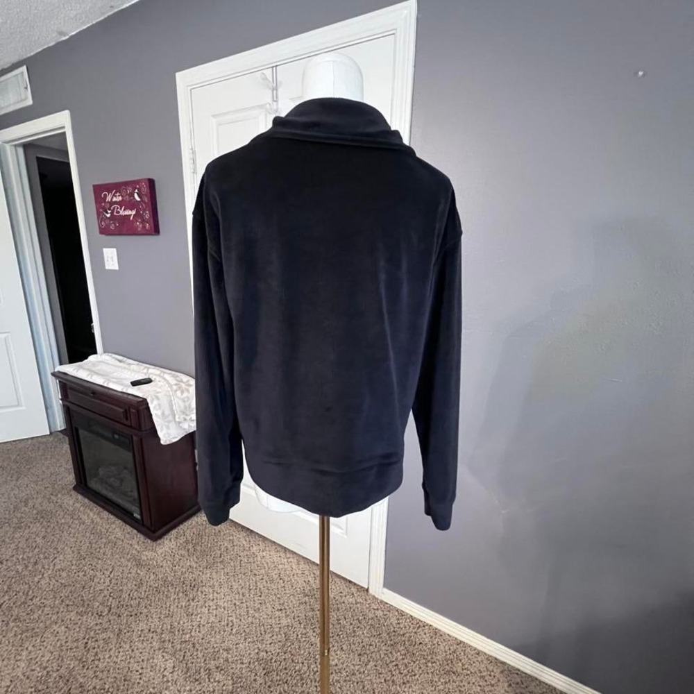 Black Jockey velour half zip sweatshirt Women's size‎ small - Picture 3 of 7